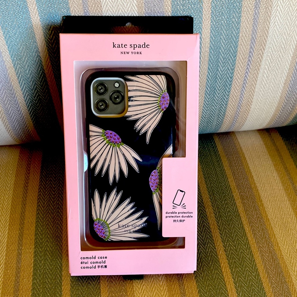 New Kate Spade 11Pro phone case. Jeweled Falling Flowers.